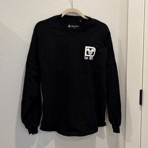 Disney Parks Black Spirit Jersey Walt DisneyWorld Est. 1971 Long Sleeve Crewneck